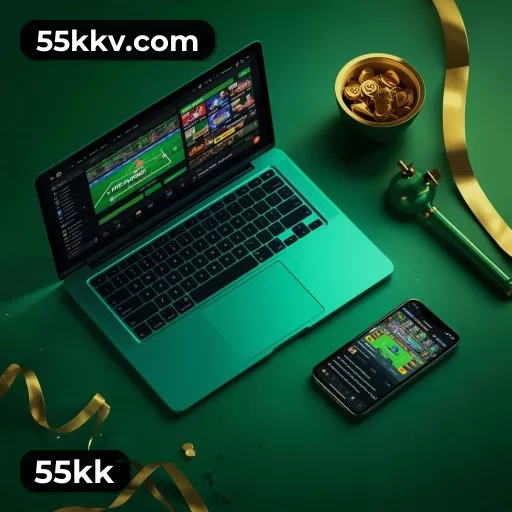 App 55kk com catálogo premium, PIX e suporte 24/7